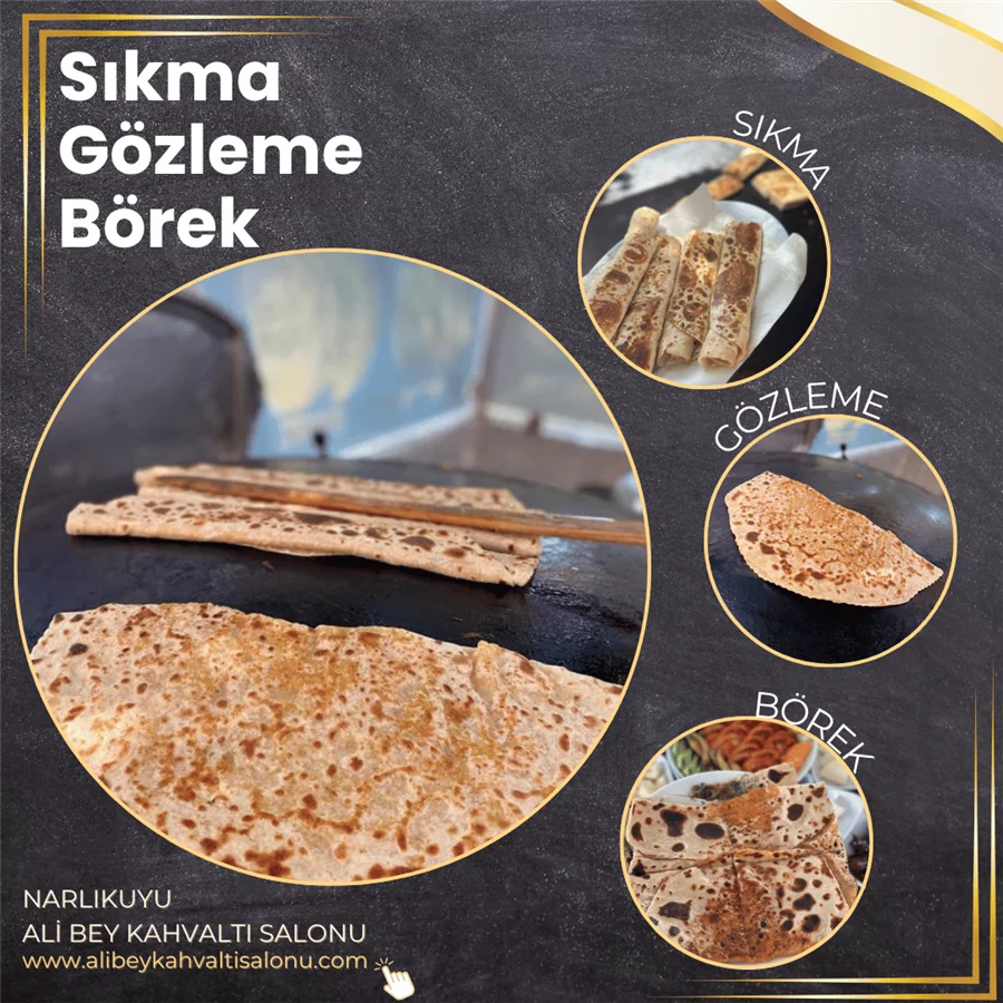 Narlıkıyu Kahvaltı Salonu Sıkma Börek Gözleme